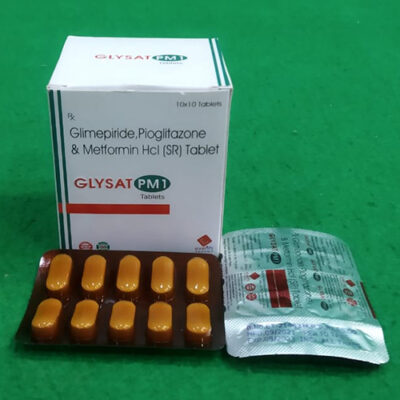 Glimepiride, Pioglitazone & Metformin HCL(SR) Tablet